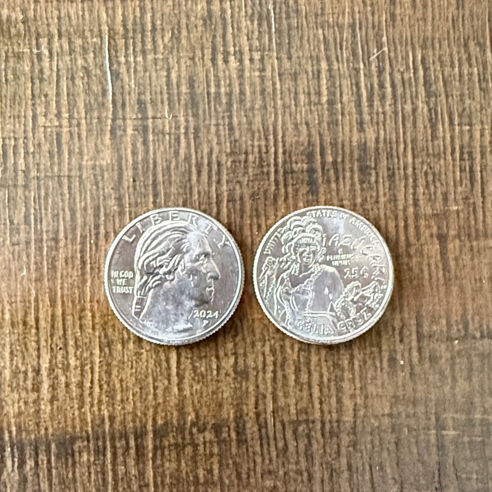 Celia Cruz “P” 2024 quarter